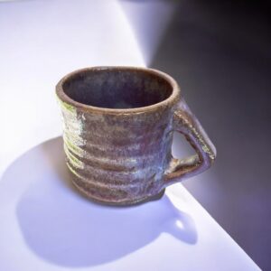 Ceramic Mug - Purple and Earth Tones