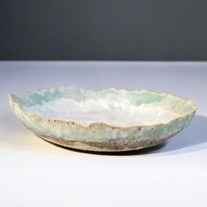 Handcrafted Speckled Ceramic Pasta Bowl